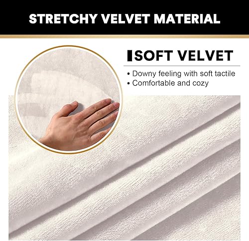 Miniatura 5 de Fundas de futón de terciopelo para futón de estilo actualizado, 4 piezas, funda para sofá futón, funda de sofá futón, funda de cama de futón, fundas