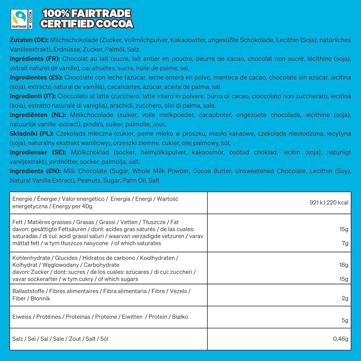 Feastables MrBeast Peanut Butter Cups 3 x 40g – Czekolada Mleczna z Kremowym Masłem Orzechowym – 2 Cups w Opakowaniu – 120g