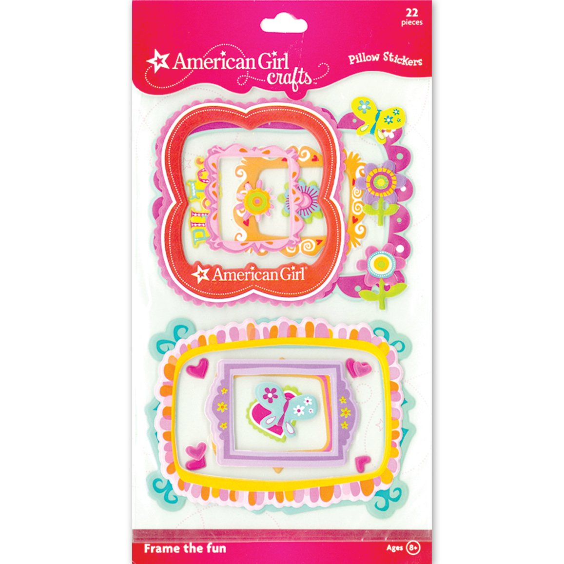 American Girl Crafts Photo Frame Pillow Stickers