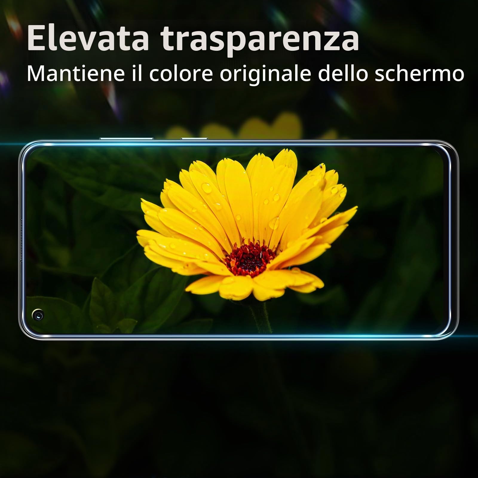 2 Vetri Temperati 9H Per Oppo A74 4G E A94 5G – 0,33 Mm HD, Installazione Senza Bolle E Alta Sensibilità