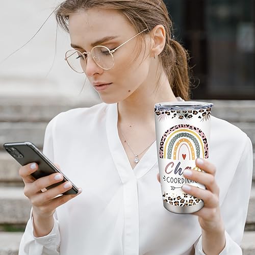 Miniatura 3 de Coolertaste Chaos Coordinator Gifts Chaos Coordinator, vaso de 20 onzas, ideas de regalo de agradecimiento al personal, regalos de agradecimiento