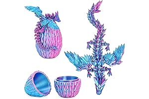 3D Printed Dragon Egg 4 Pack - Unveil the Enchanted Within