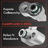 Vista 3 de A-Premium Conjunto de manguera de línea de descarga de A/C compatible con Volkswagen Beetle, 2006 2007 2008 2009 2010, 2.5L, compresor a condensador