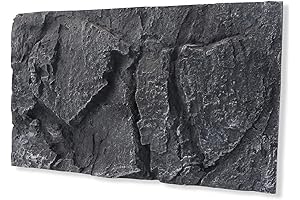 Hamiledyi Rock Terrarium Background Reptile Tank 3D Background for Reptile Tank, Leopard...