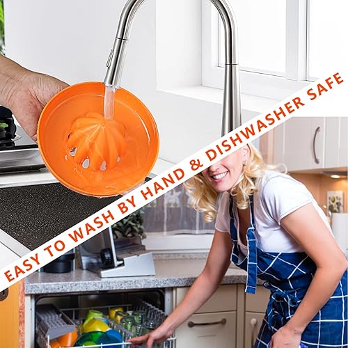 Miniatura 2 de Drsn Exprimidor de naranja, exprimidor manual de cítricos con tarro Mason de 32 onzas, multifunción, compatible con frascos de boca ancha