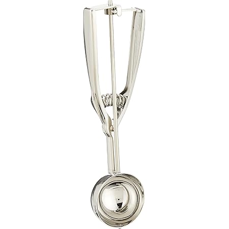 Norpro stainless steel scoop, 56MM (4 Tablespoons), As Shown