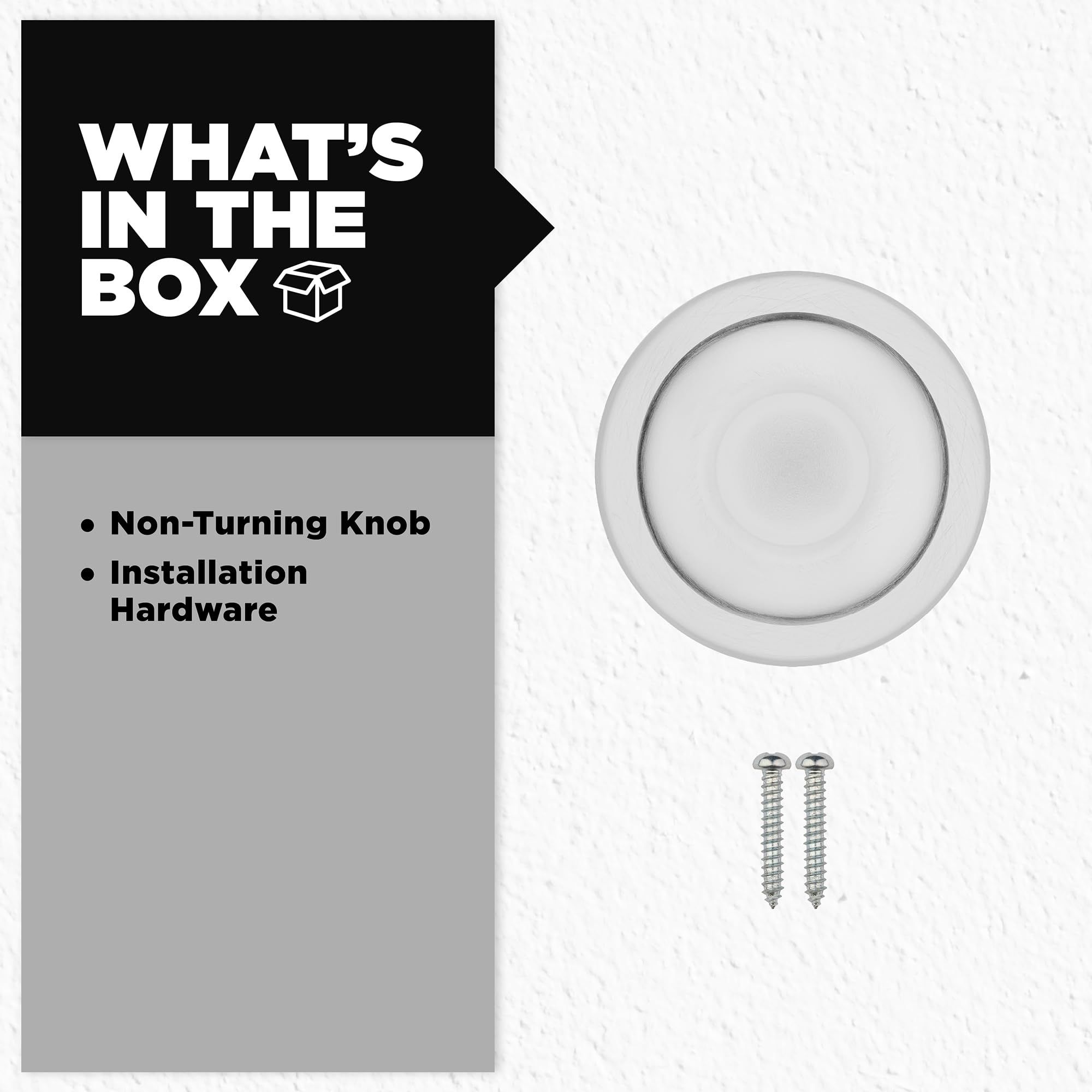 Kwikset Satin Chrome Dummy Door Knob - FREE SHIPPING -5