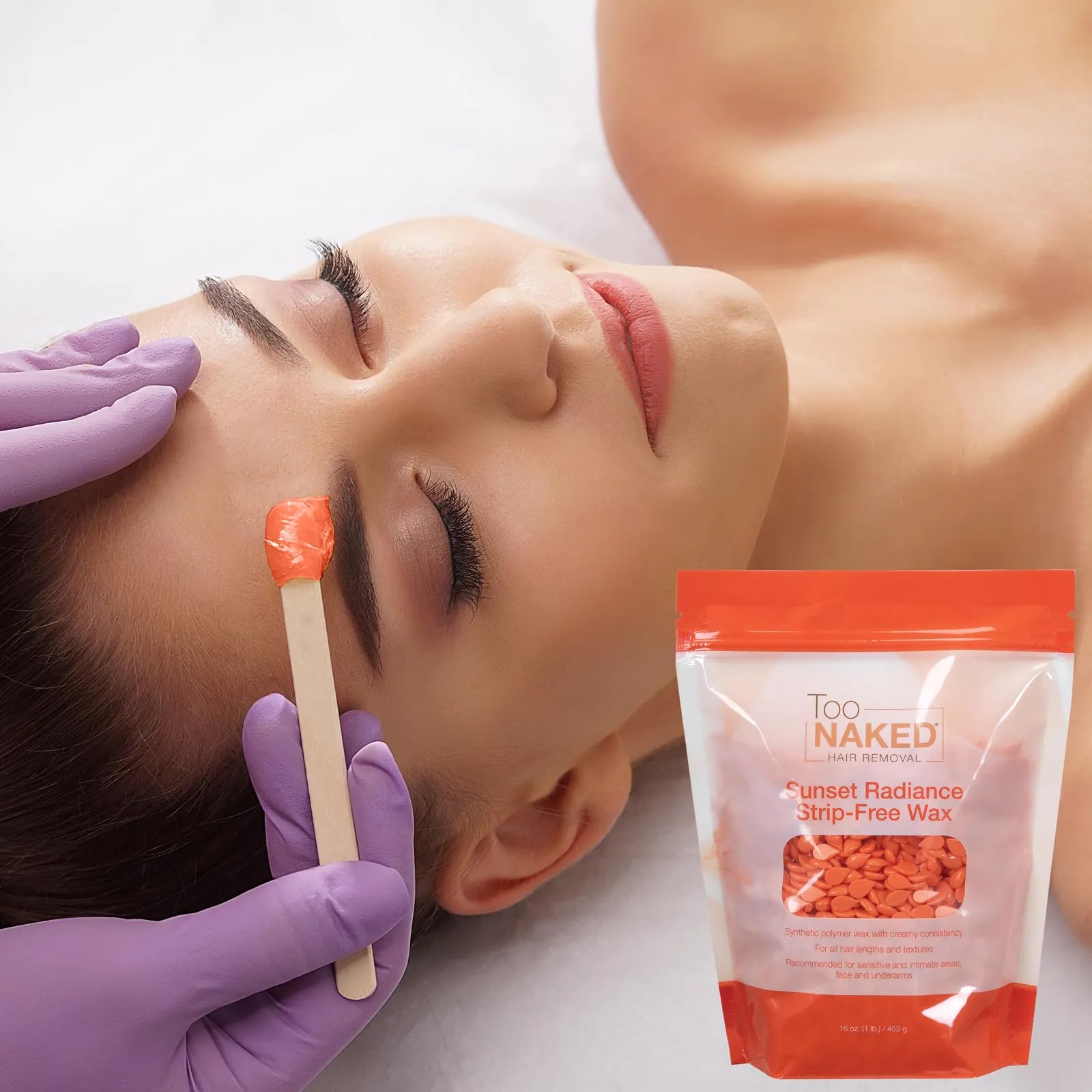 Amazon.com : Too Naked Hair Removal Sunset Radiance Strip-Free Wax