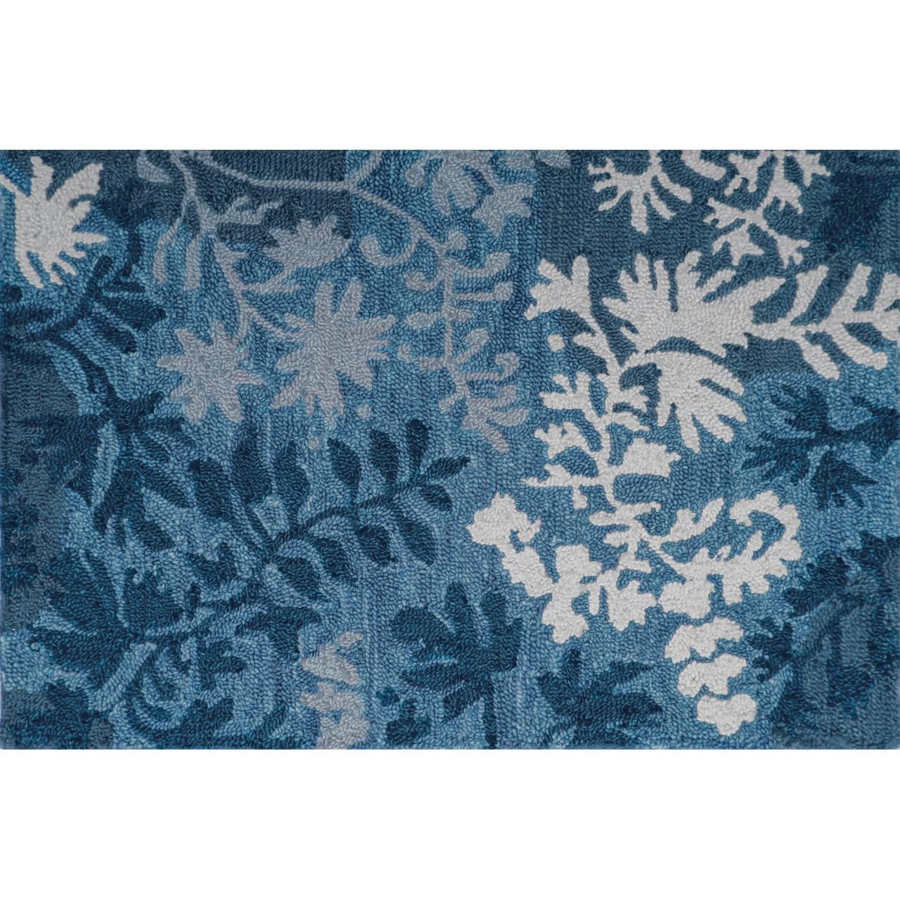 Company C Garden Damask Hand-Tufted Wool Area Rug 2x3