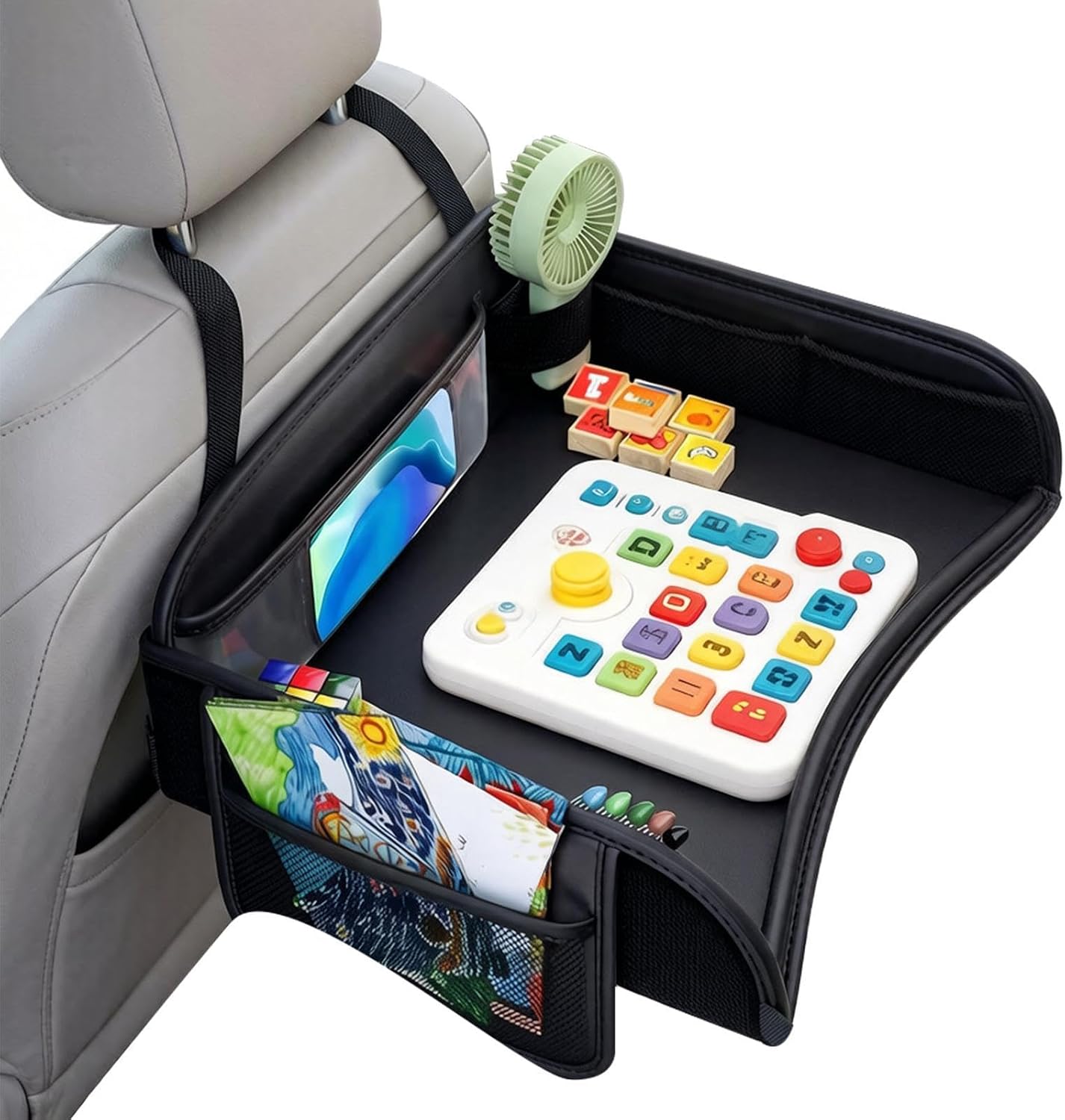 Töddler Travel Lap Desk, with Waterproof Design, Kids Travel Tray for Car image 3