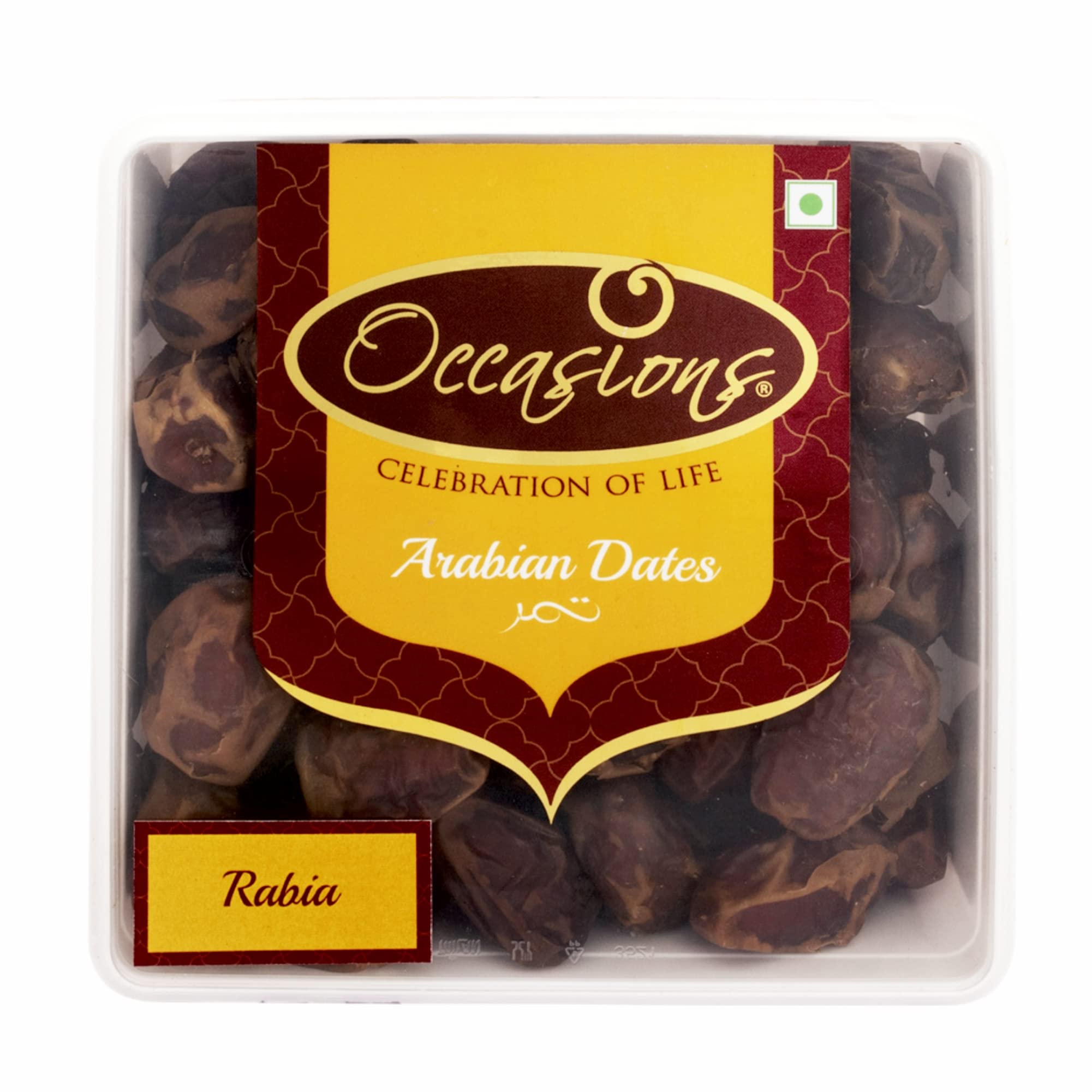 Ocassions Rabia Fresh Regular Size Date from Saudi Arabia (Khajoor) - 400g