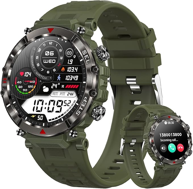 Getfitsoo Military Smartwatch