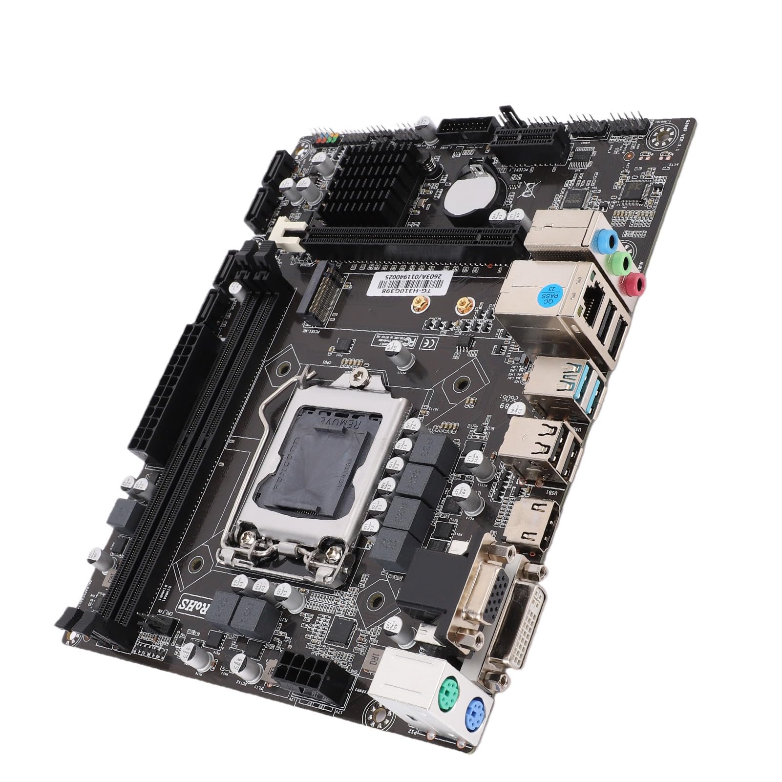 Placa Base H310 LGA 1151 Micro ATX DDR4 | Admite Procesadores Core de Octava y Novena Generación | Conjunto de Chips de Alta Velocidad | Gráficos Ted | Puertos de Expansión Ricos
