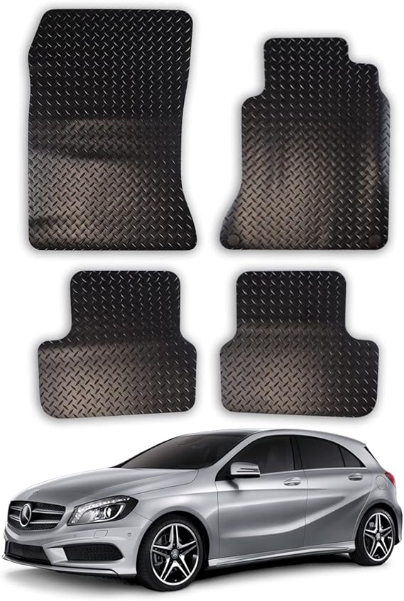 Car Mats for Mercedes AClass (20122018) [W176] Tailored Fit Rubber