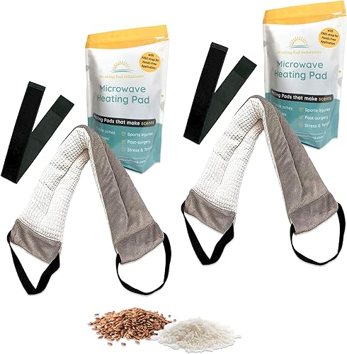 Miniatura 1 de Almohadillas térmicas versátiles para microondas para aliviar el dolor de cuello, dolor de espalda y alivio del dolor de hombro, almohadilla térmica