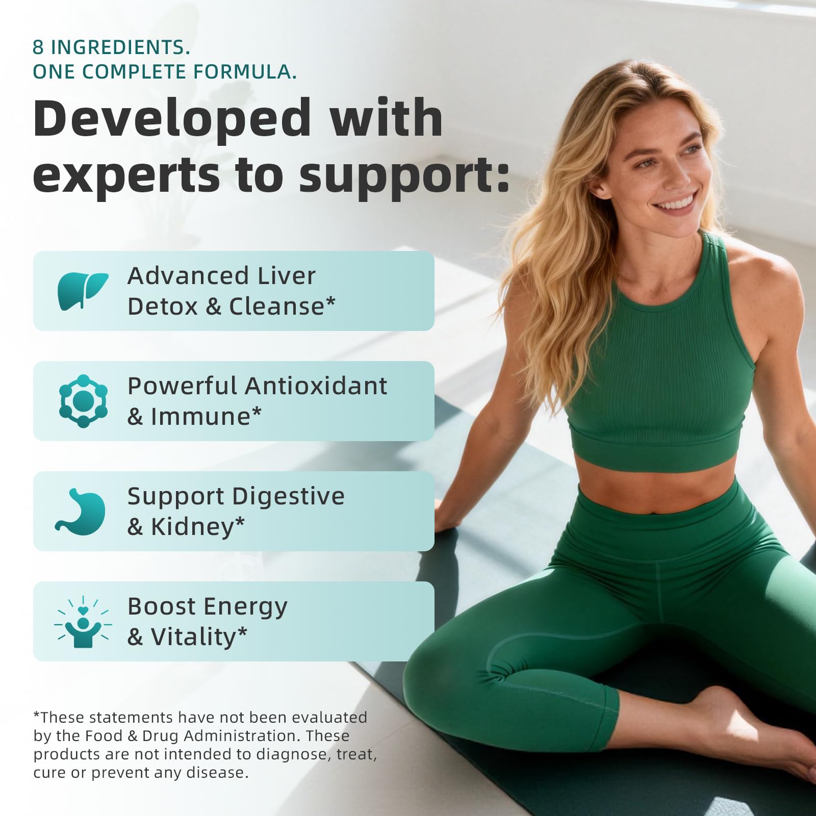 Natural Liver Support Supplement with NAC 600mg, 98% DHM, Vegan, 120 Count — Amazon image 3