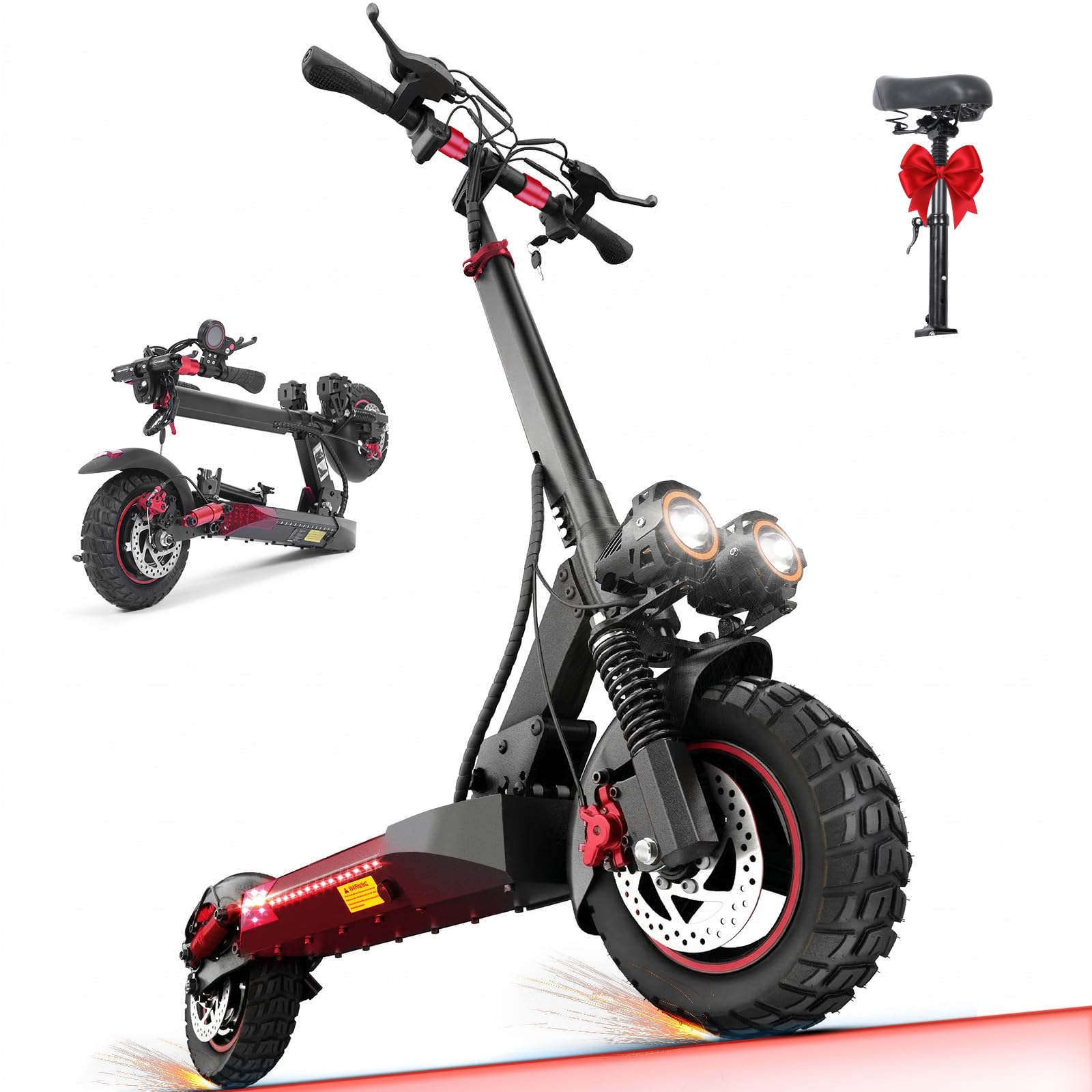 AWWSCOOTER C1 Electric Scooter with Seat