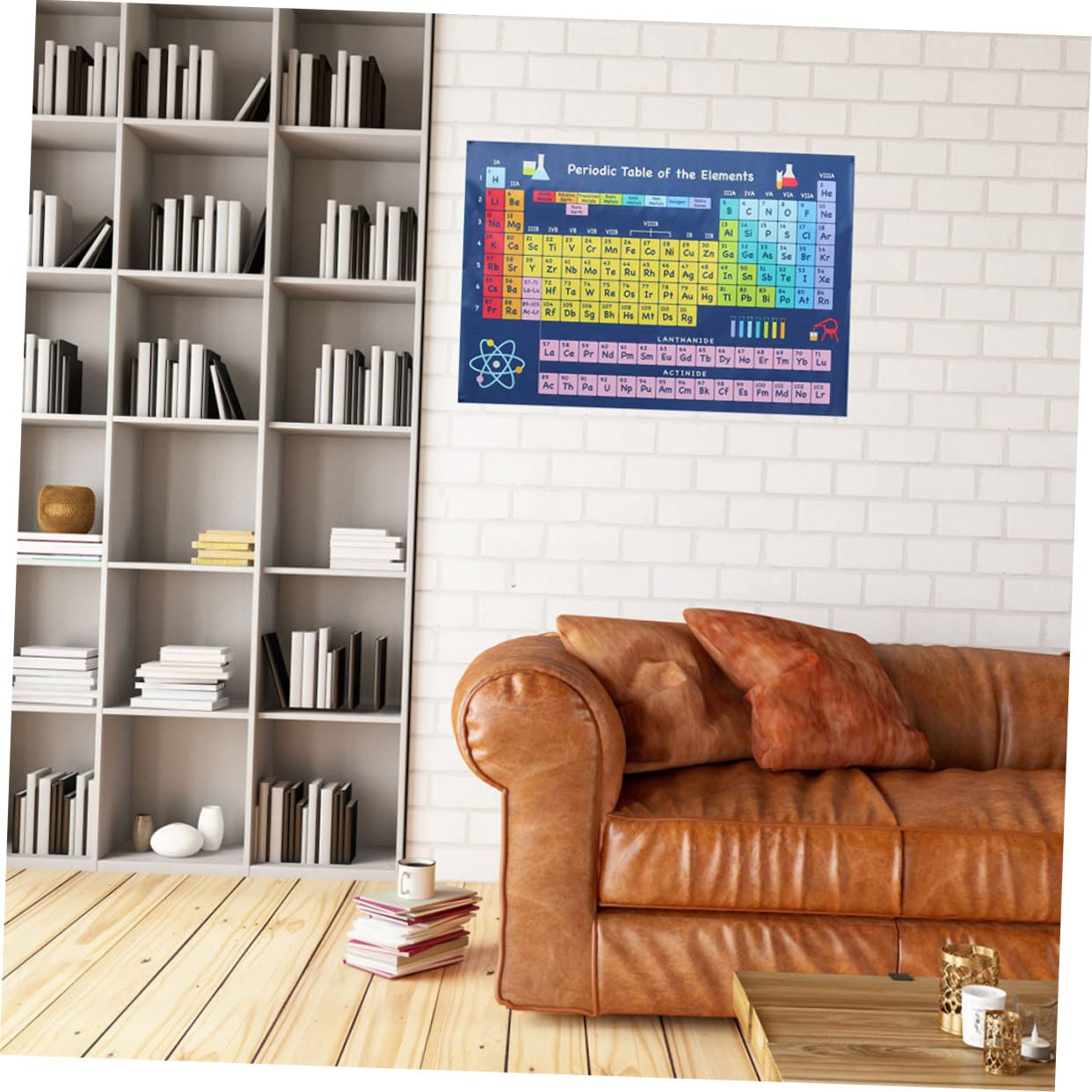 MAGICLULU 6stücke Periodensystem Poster Für Schule Und Zuhause Chemie Lernplakat Dekorative Wandbilder Für Klassenräume Leicht Und Wiederverwendbar Für Schüler Und Studierende