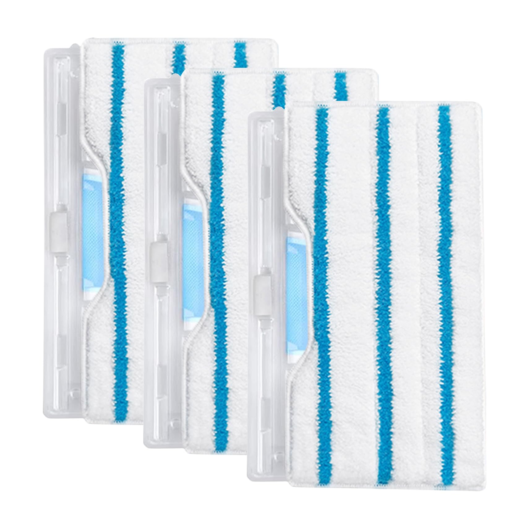 ANBOO Reusable Pads Refills with Dirt Chamber, Compatible with Shark Vac Mop Replacement Pads Vacuum Mop Pad Washable Microfibre Refills for Shark VM252 VM200 VM250 VM190 VC205 QM250 (3 Pack)