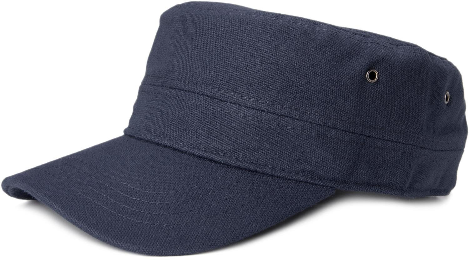 styleBREAKER04023020 Unisex Military Style Cap Made of Durable Cotton Canvas, Velcro Adjustable