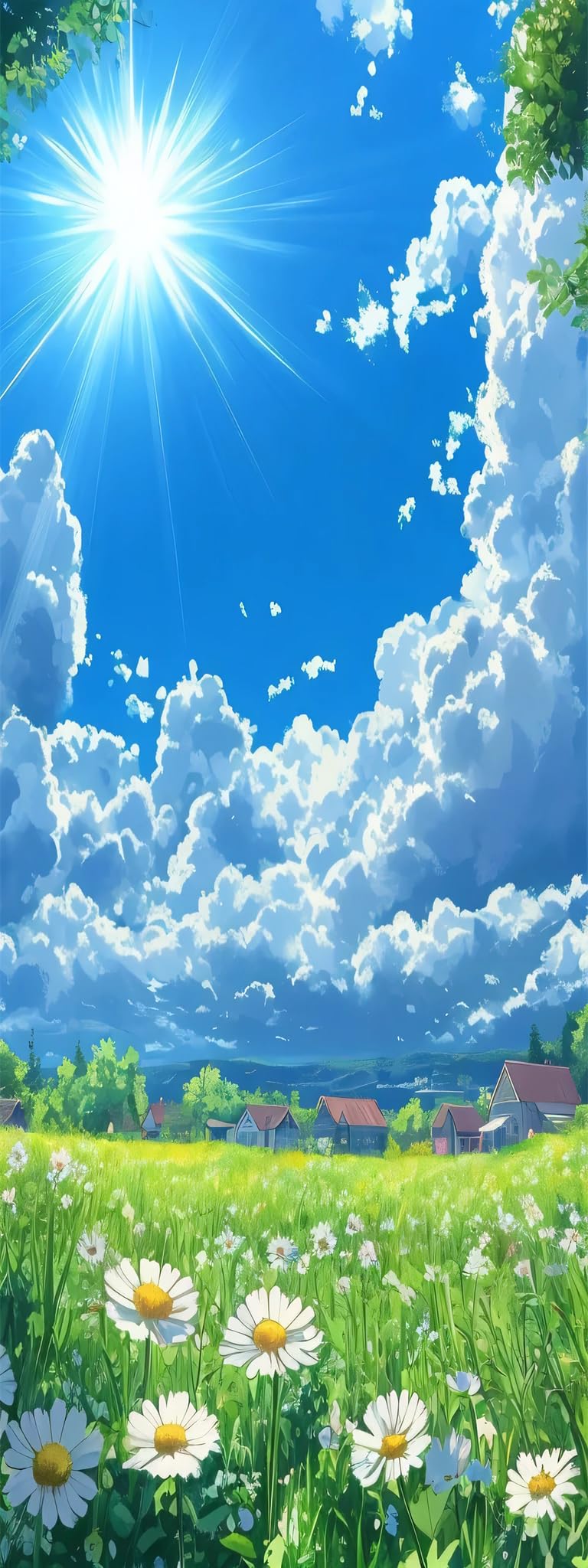 ZHUMUTO Diamond Painting Erwachsene Groß XXL 60x160cm Sommerwiese