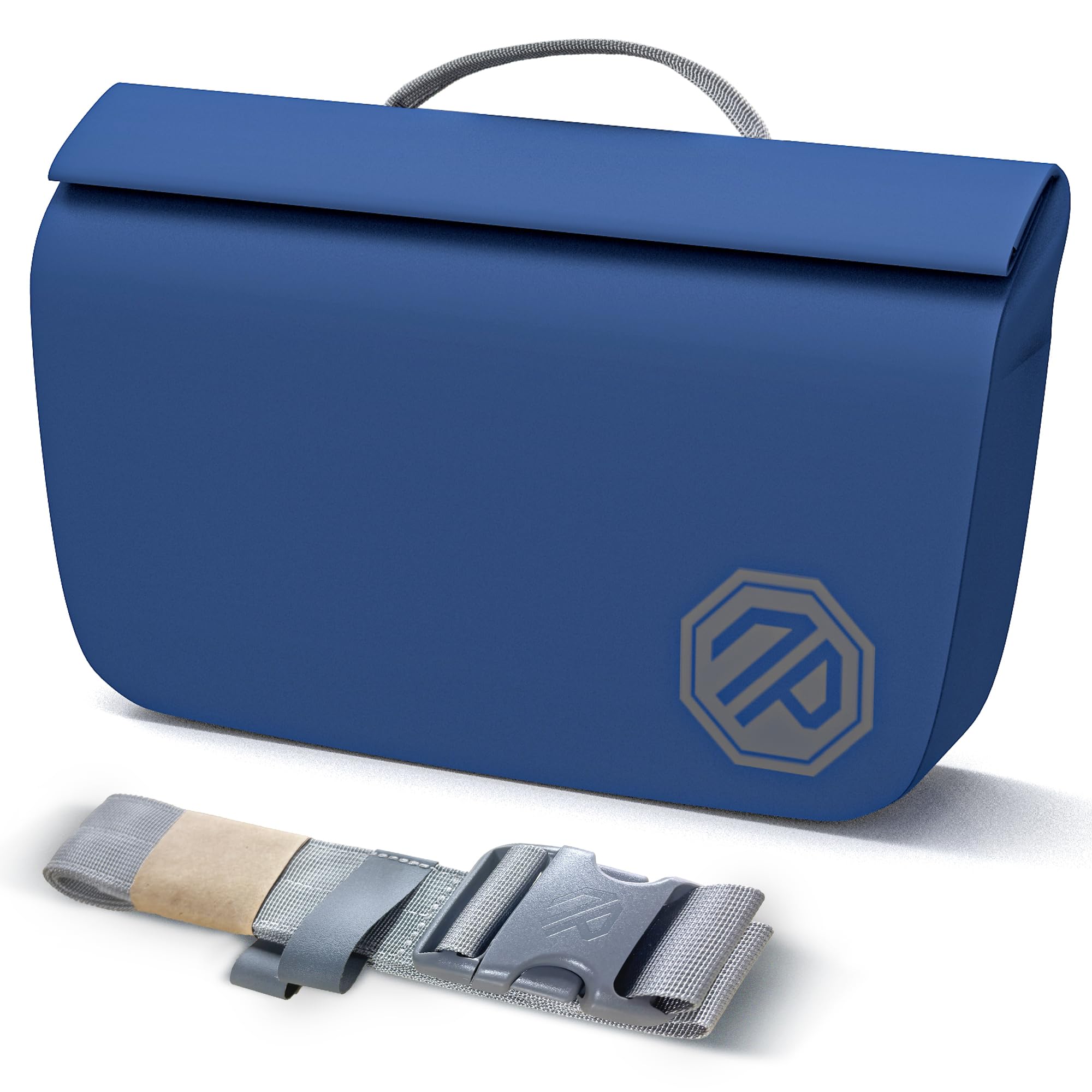 niphean IPX7 Marsupio Impermeabile con Chiusura Magnetica Mano, Sacca Impermeabile Resistente per Kayak, SUP, Spiaggia, Nuoto, Versatile Borsa a Tracolla, Marsupio Uomo&Donna, 2.5L,Blu Marina