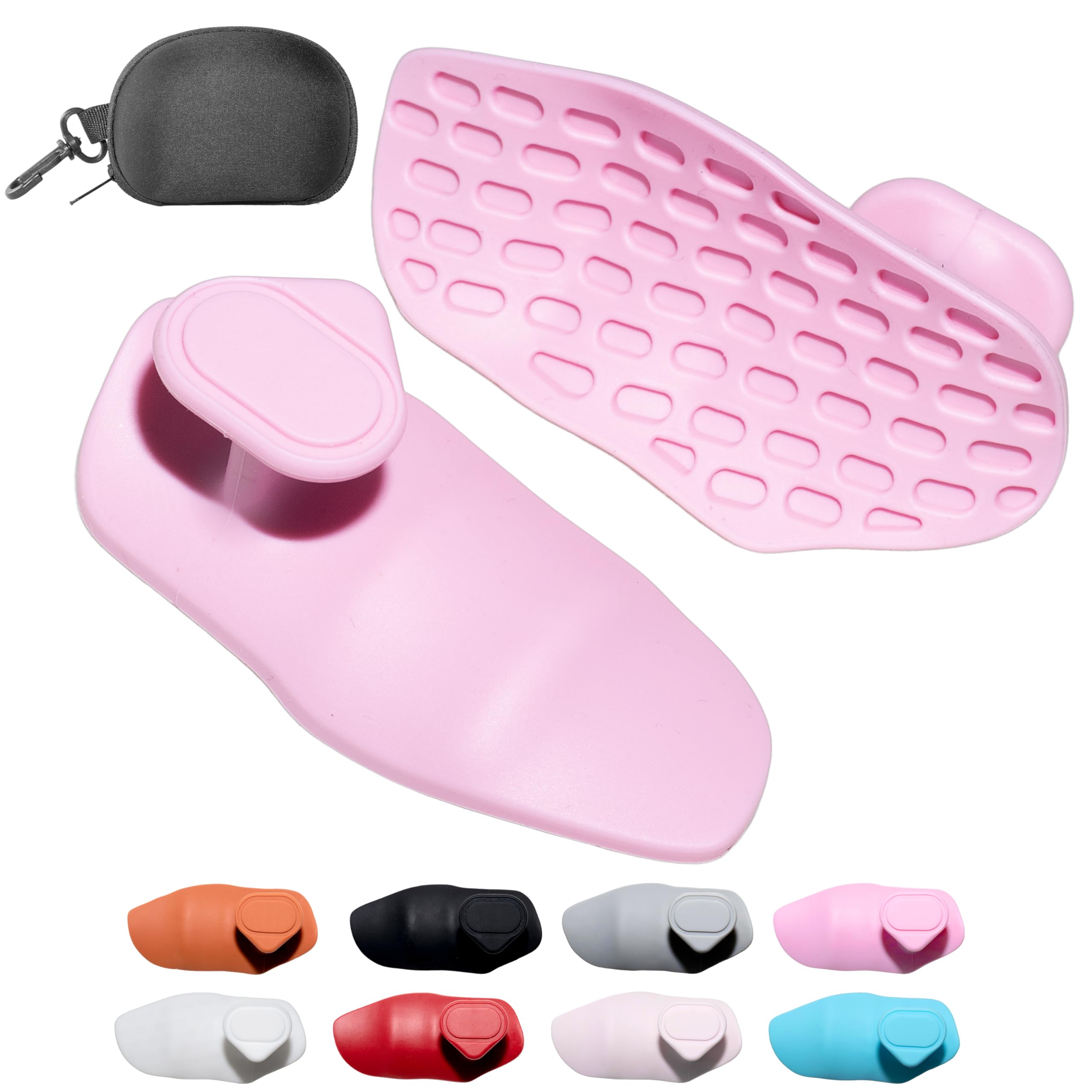 Silicone Gym Grips for Weight Lifting Workout Gloves for Women Men Alternative Anti Slip Gym Workout Grip Rubber