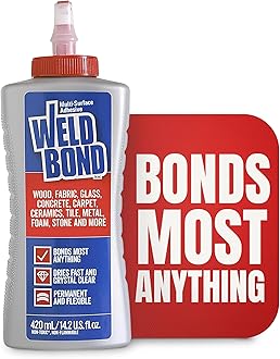 Weldbond 8-50420 Multi-Purpose Adhesive Glue, 1-Pack, As Pictured