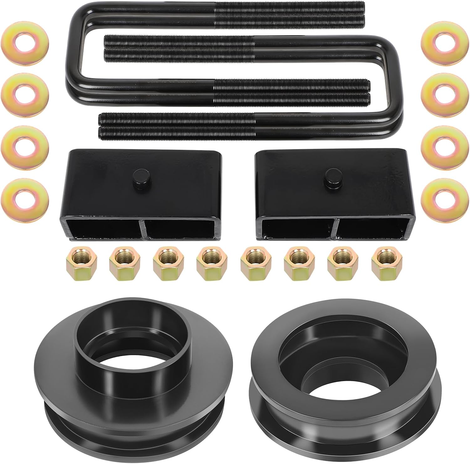ECCPP Front and Rear Leveling Lift Kit — Aluminum Front 3" / Rear 2"