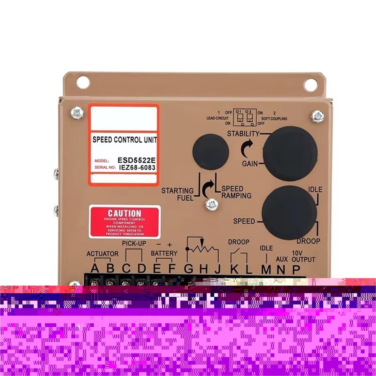 Regulador motor ESD5522E para control de velocidad de generador 3