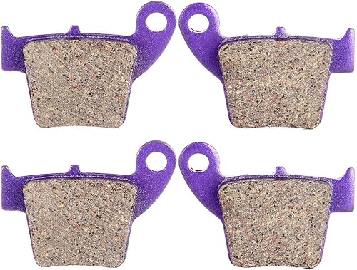 Miniatura 4 de SCITOO FA346 Pastillas de freno para Honda CR125R 2002-2007 Pastillas de freno traseras de fibra de carbono