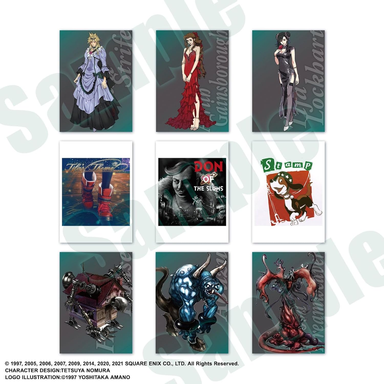 Final Fantasy VII: Anniversary Art Museum Card Set (20CT)