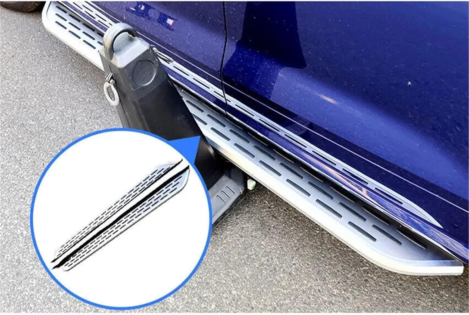 2Pcs Side Step Compatible with Toyota INNOVA AN140 2016-2024 Running Board Bar
