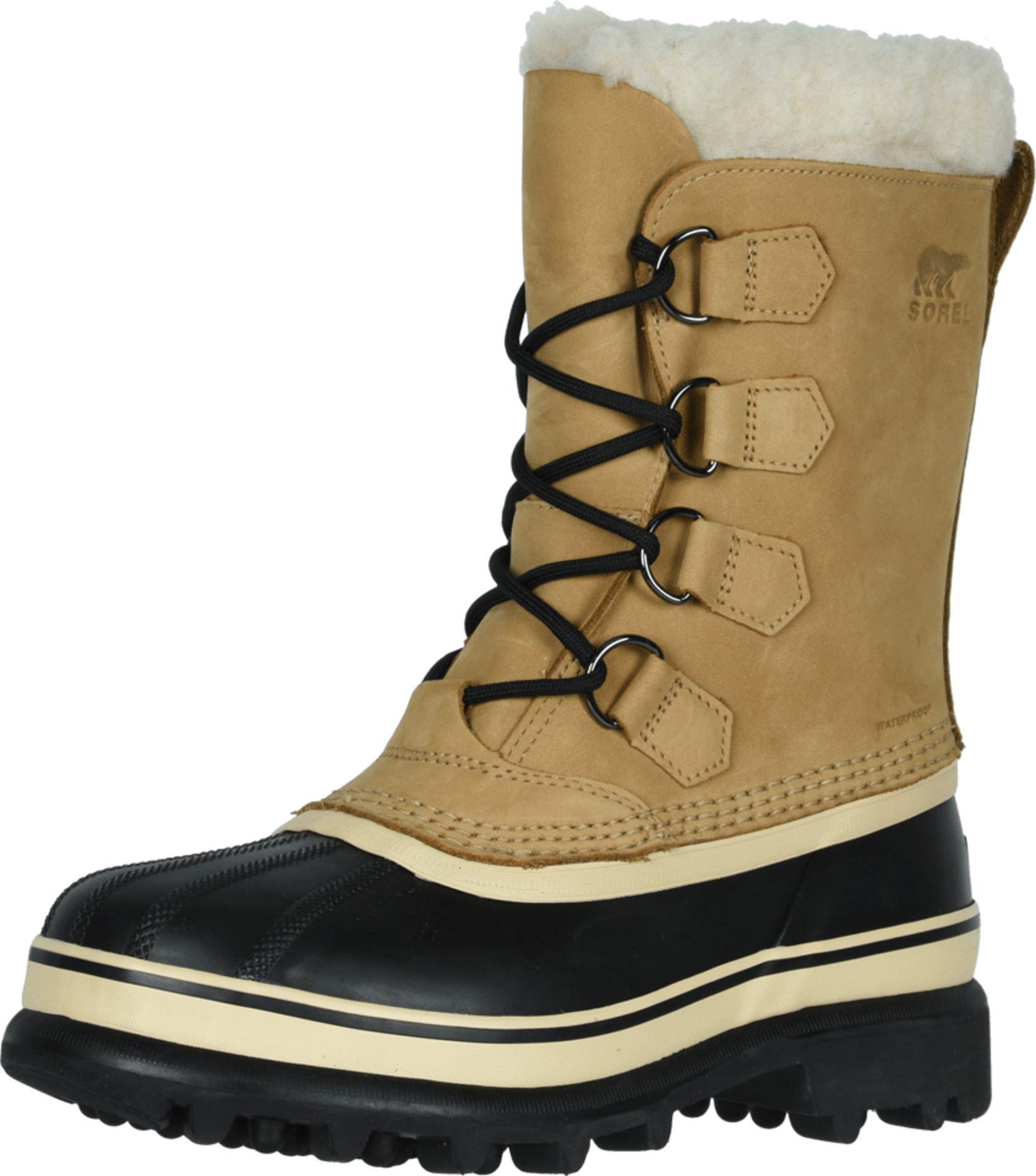 Sorel Caribou wasserdichte Schneestiefel – Buff Beige, 40 EU