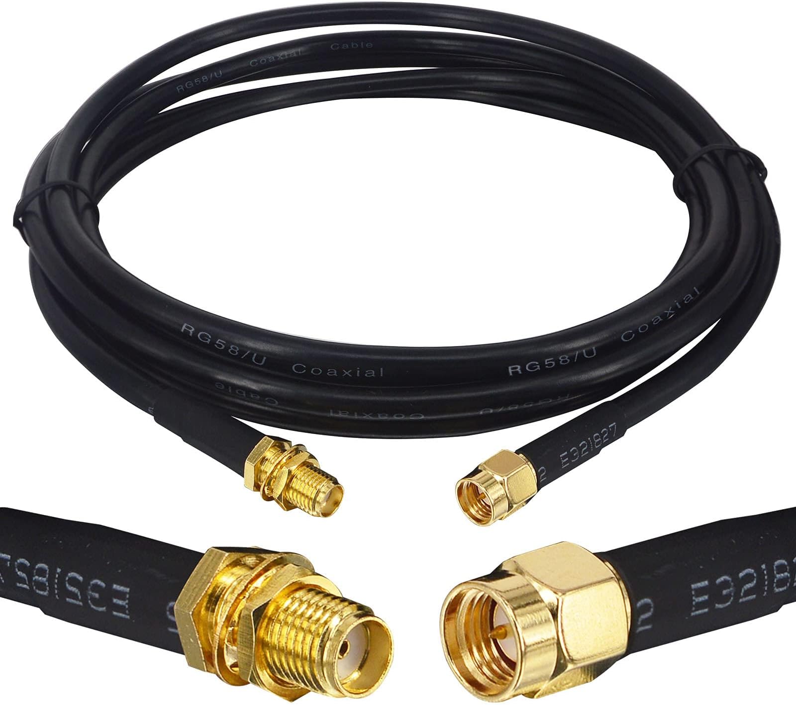 Câble SMA Mâle Vers SMA Femelle VLMR400 10M - RF Coaxial Pour Antenne Routeur Signal