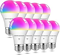 Vista 10 de Lightinginside - Bombillas inteligentes de 60 W equivalentes, bombilla WiFi inteligente compatible con Alexa/Google Assistant/Smart Life, A19 E26