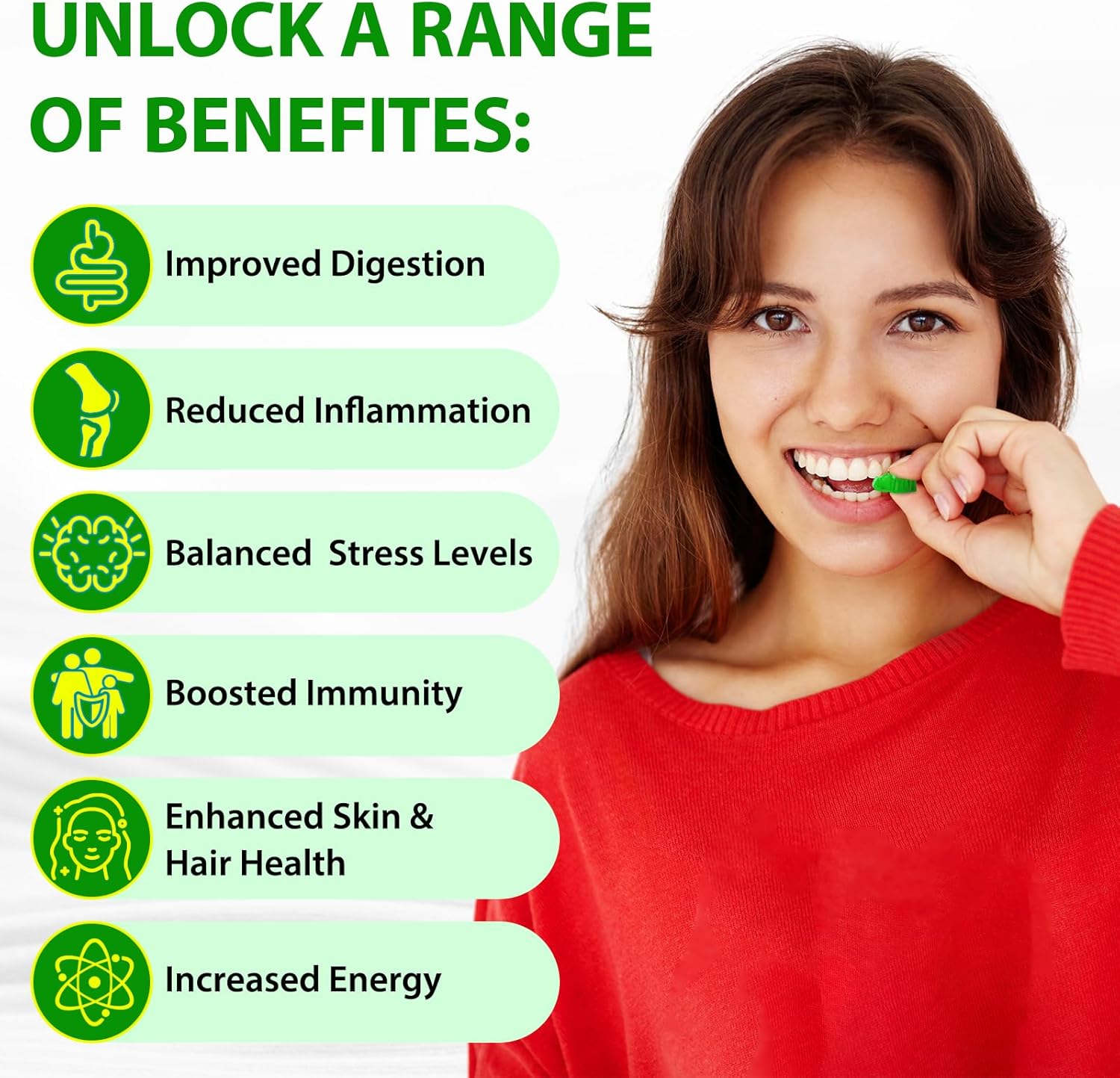 Sea Moss Gummies, SeaMoss Gummy with Black Seed Oil,Ashwagandha,Natural Ingredients Shilajit & Ginger for Men & Women, 17,590mg-60 Gummies - Image 6