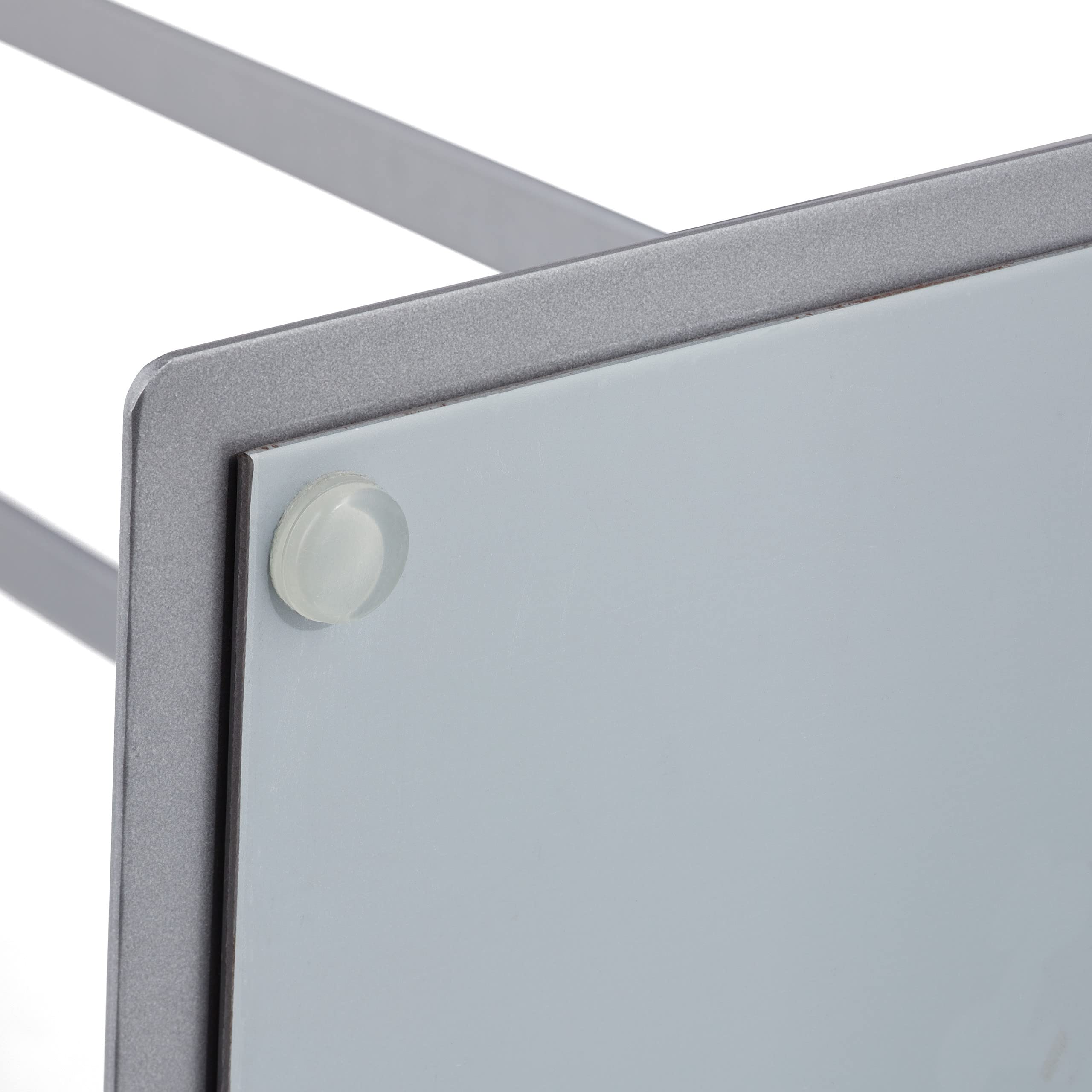 Relaxdays Toallero de Pie Metal Doble T, 2 Brazos, Soporte Toallas Metal, 82 x 50 x 19cm, Baño, Dormitorio, Hierro, Gris