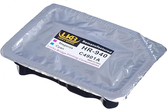 LKB Remanufactured HP940 Printhead C4901A with Chip New and Never Used Replacement for HP Officejet with Pro 8000 8500A 8500A Plus 8500A Premium (1 MC) 1PK-US