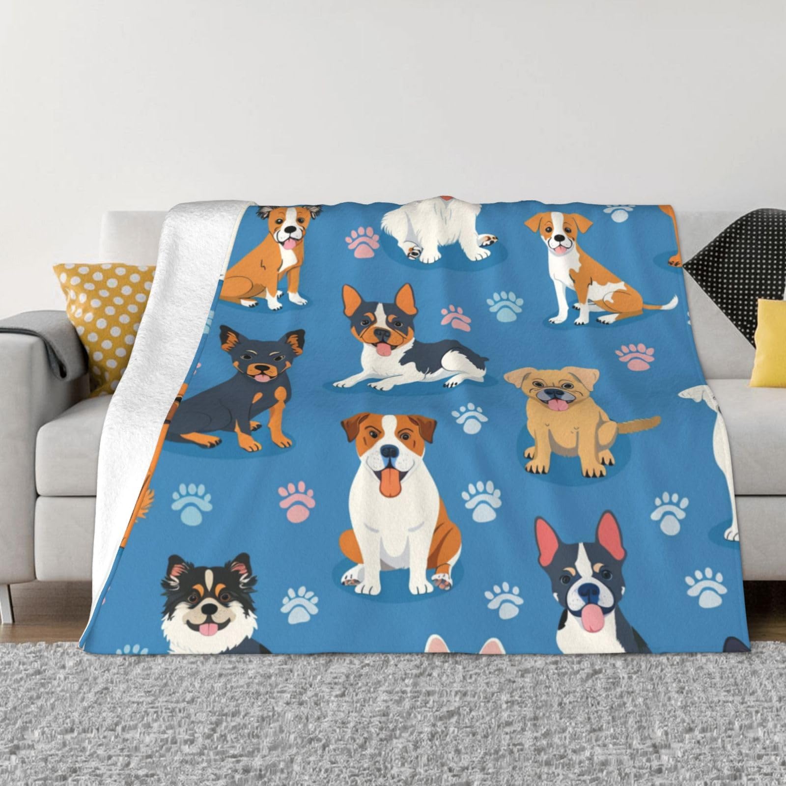 Couverture polaire chaude en flanelle douce pour lit et voyage Mexpekil