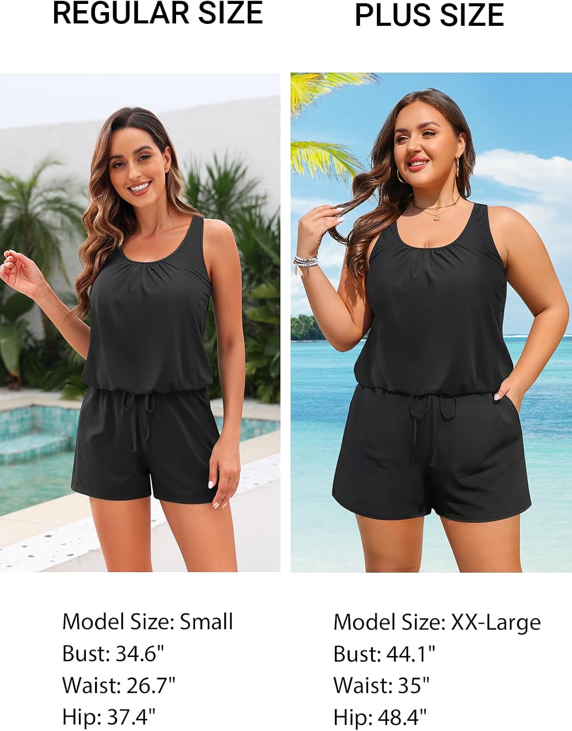 Tempt Me Romper One Piece Swimsuits with Short - Women Boyleg with Pockets Modest Bathing Suit 2025 Swimwear - Image 5