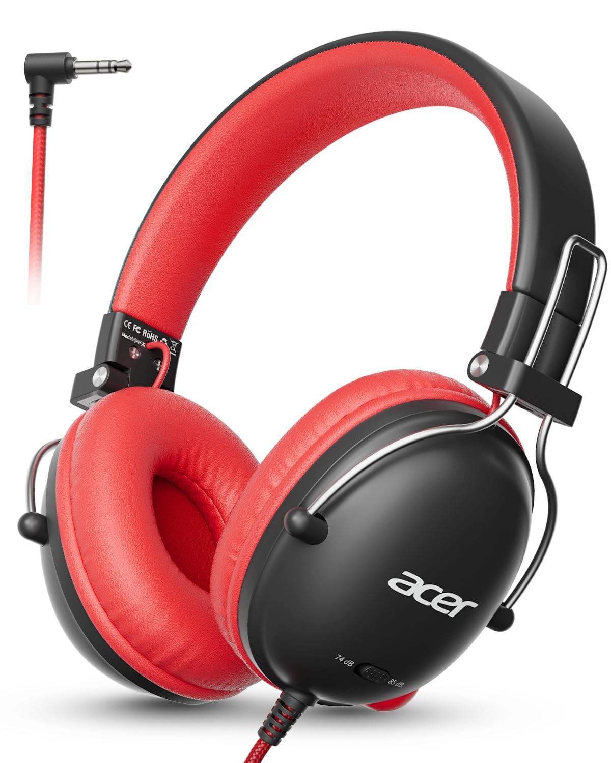 

                                                    Acer Kids Headphones for School, 74/85dB Safe Volu