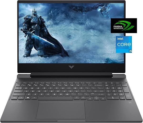 Laptop para juegos de HP Victus para laptop Gamer, versión mejorada 2022, FHD de 15.6 pulgadas 144Hz, Intel 12th Core i5-12450H, 64GB RAM, SSD de 2TB, NVIDIA GeForce GTX 1650, teclado retroiluminado, Windows 11, ROKC MP 🥇✔️ ® A Pedido 🏆™