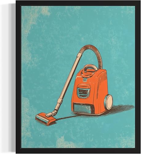 Póster de impresión de arte pop para aspiradora, pintura retro vintage para decoración de pared, obras de arte clásicas para decoración de