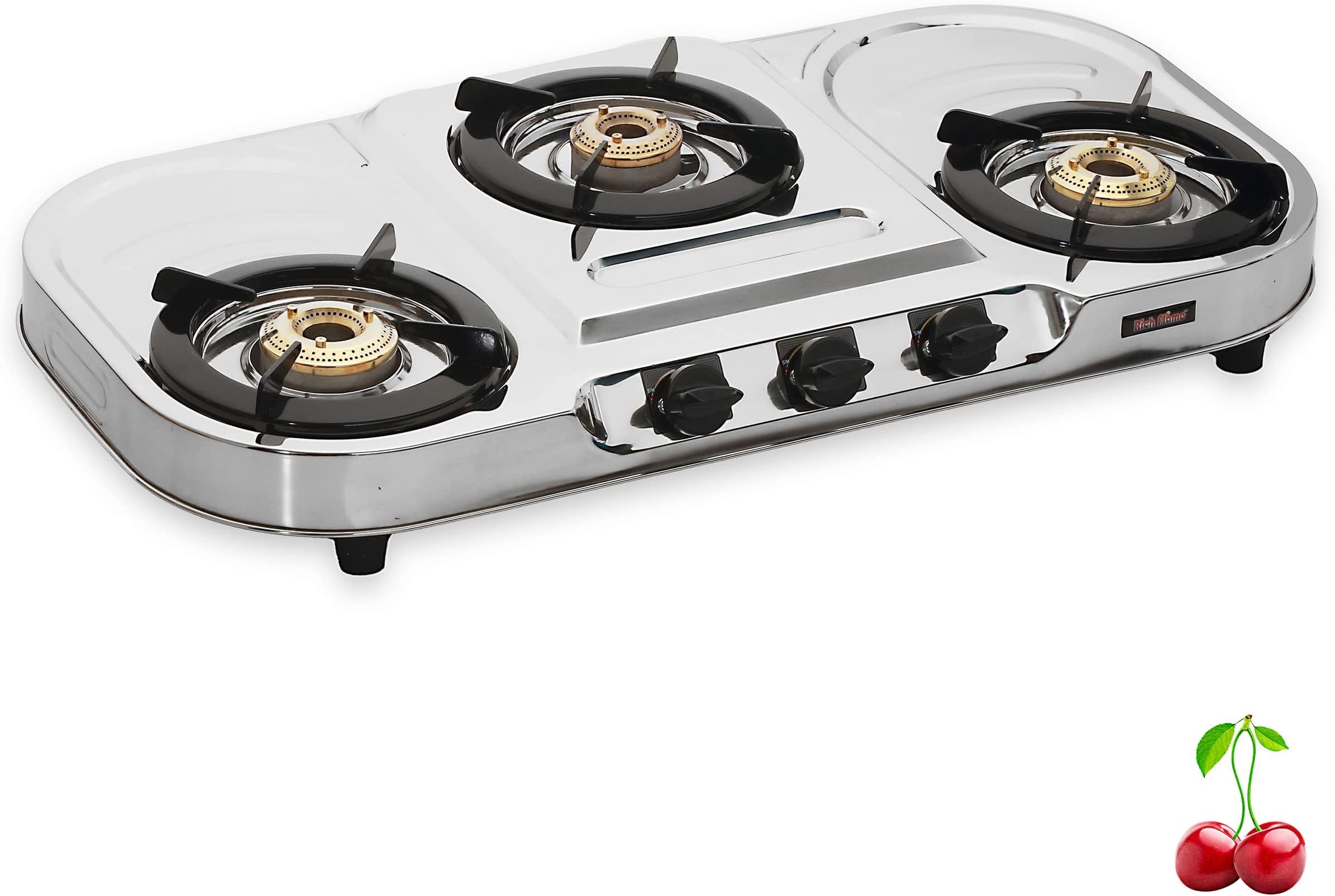 RICH FLAME Gas Stove 3 Burners 2 Year Warranty 3 Burner Gas Stove