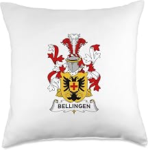 Bellingen Coat of Arms - Family Crest Throw Pillow