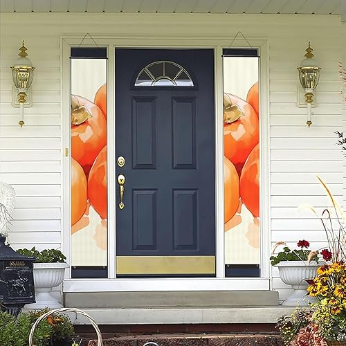 Miniatura 3 de Banner de porche de cuatro caquis para puerta delantera, cartel de fiesta interior al aire libre para graduación, Halloween, decoraciones de Navidad