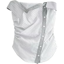 Women's Vest Sexy Women Side Ruching Strapless Top Summer Slim Crop