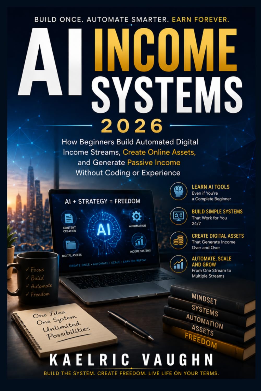 AI Income Systems 2026: How Beginners Build Automated Digital Income Streams, Create Online Assets, and Generate Passive Income Without Coding or Experience