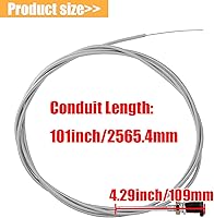 Vista 3 de Carburador universal Push Pull Choke Control Cable para 60-122 60122 290-835 290835 Tractor cortacésped 96" Conducto Go Kart Carts Mini Bike Oregon